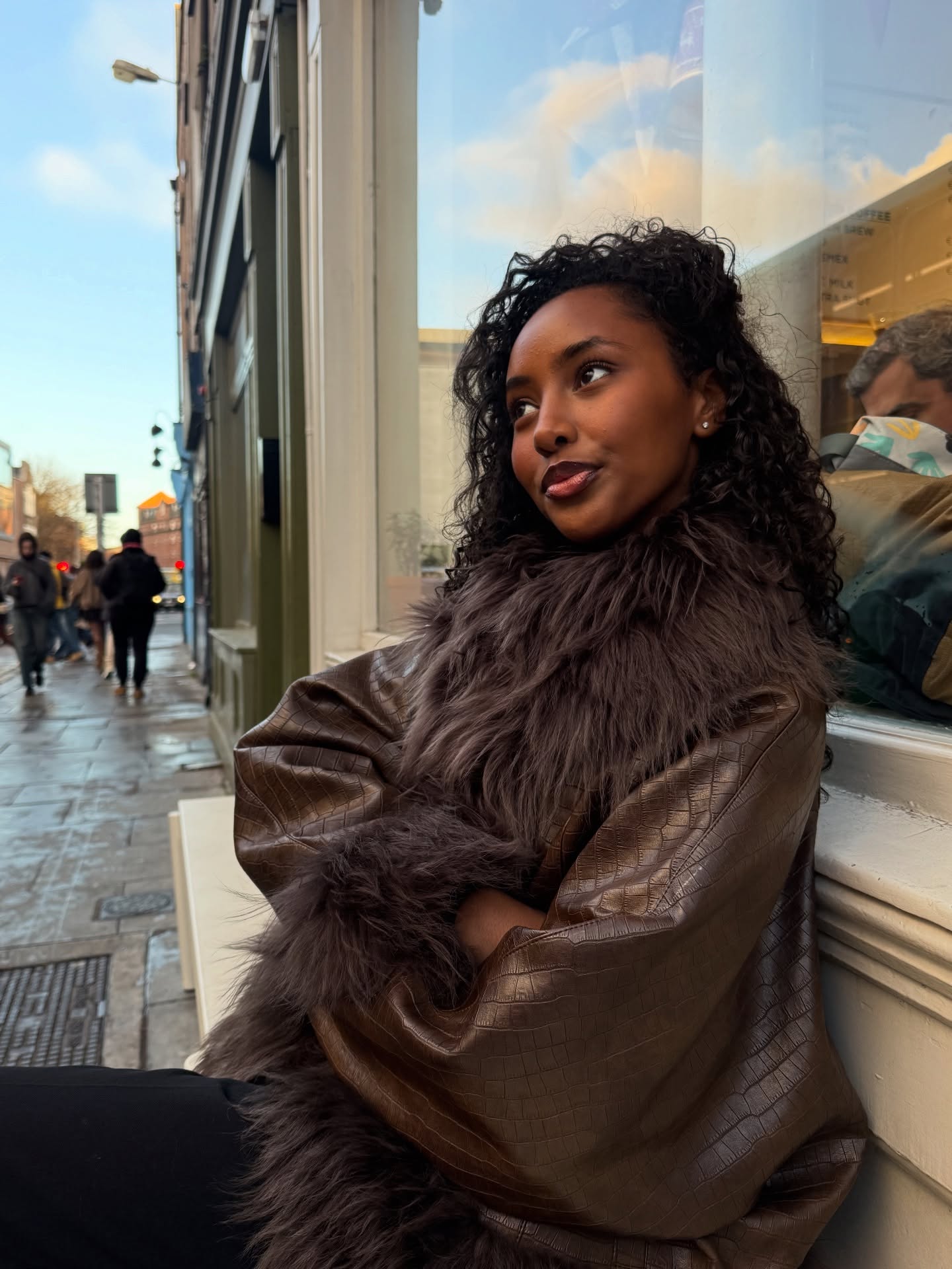 Rayan Xasan with defined curls