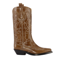 Embroidered Western Boots, £525 | Ganni