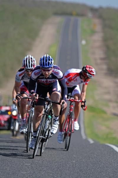 A quick check reveals no peloton in sight