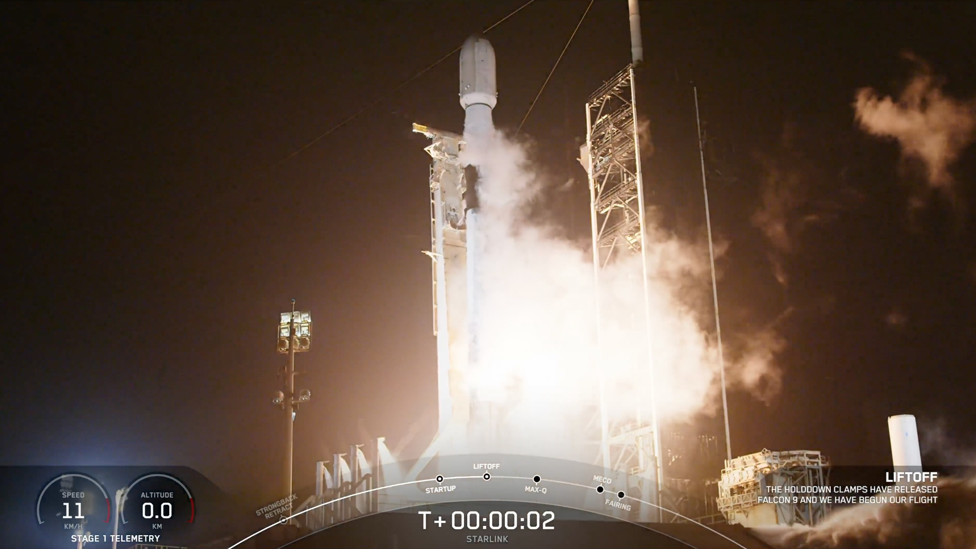 A SpaceX Falcon 9 rocket launches 28 Starlink satellites from NASA's Kennedy Space Center in Florida on May 13, 2025. It was the record-breaking 28th flight for this Falcon 9's first stage.