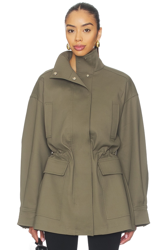 Mai Compact Suiting Parka Jacket