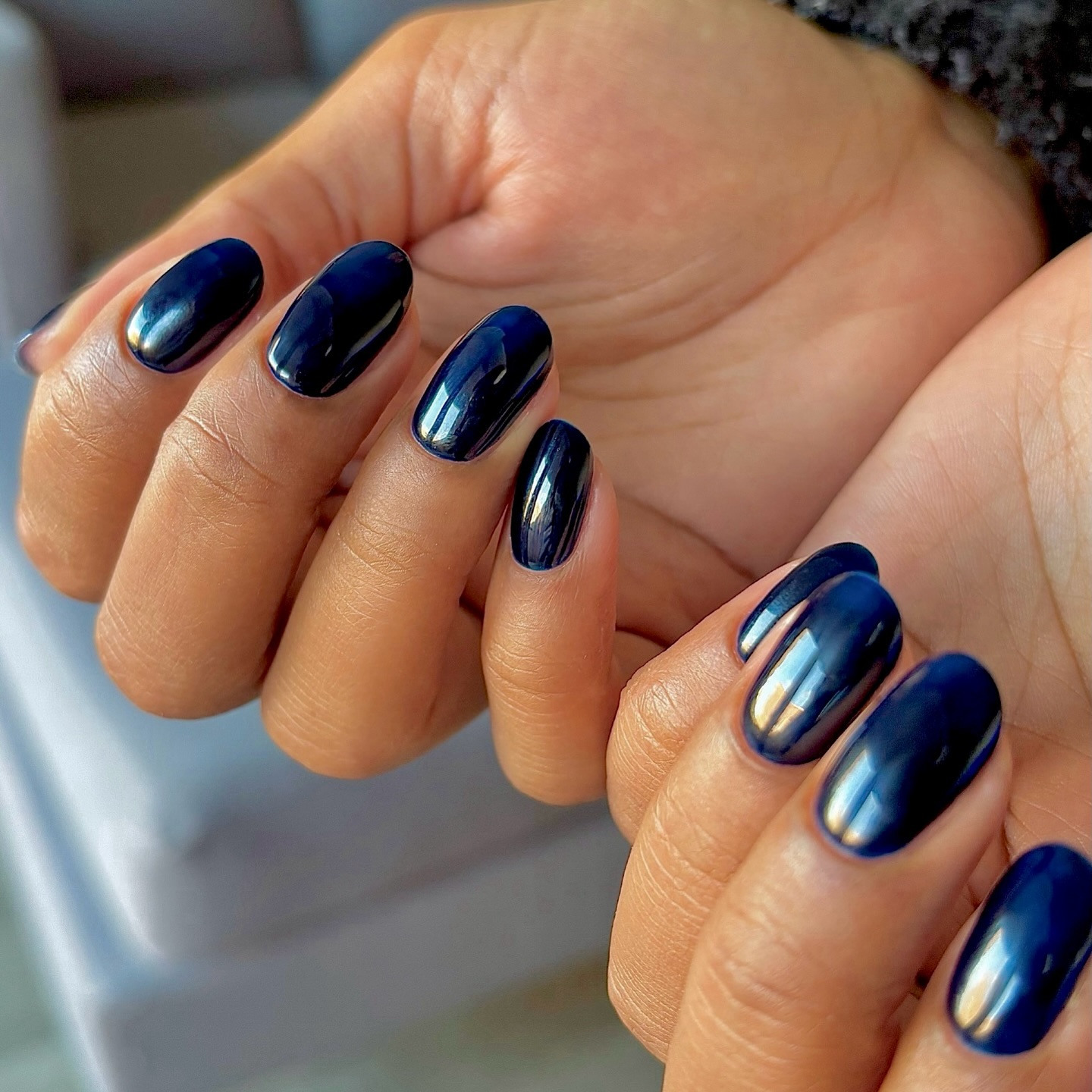 colori classici per unghie unghie blu navy