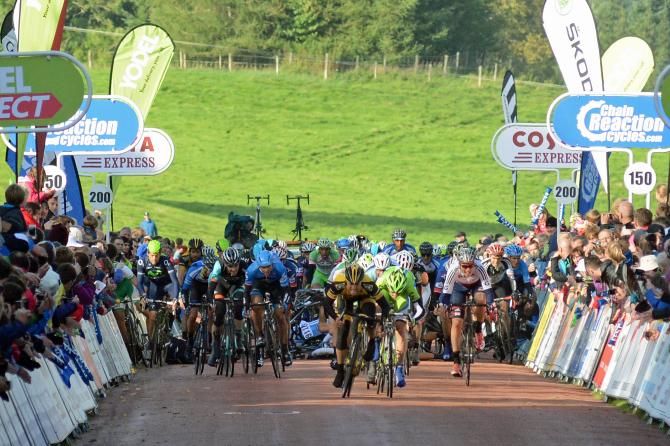 The sprint finish at stage one