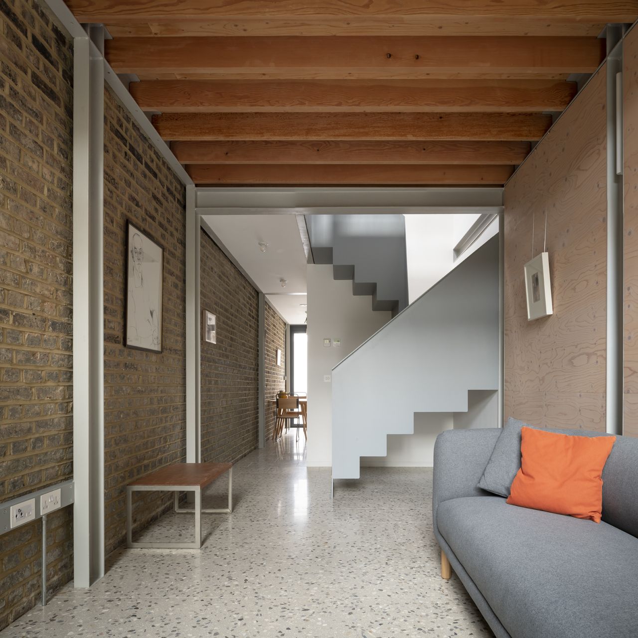 a narrow infill house design
