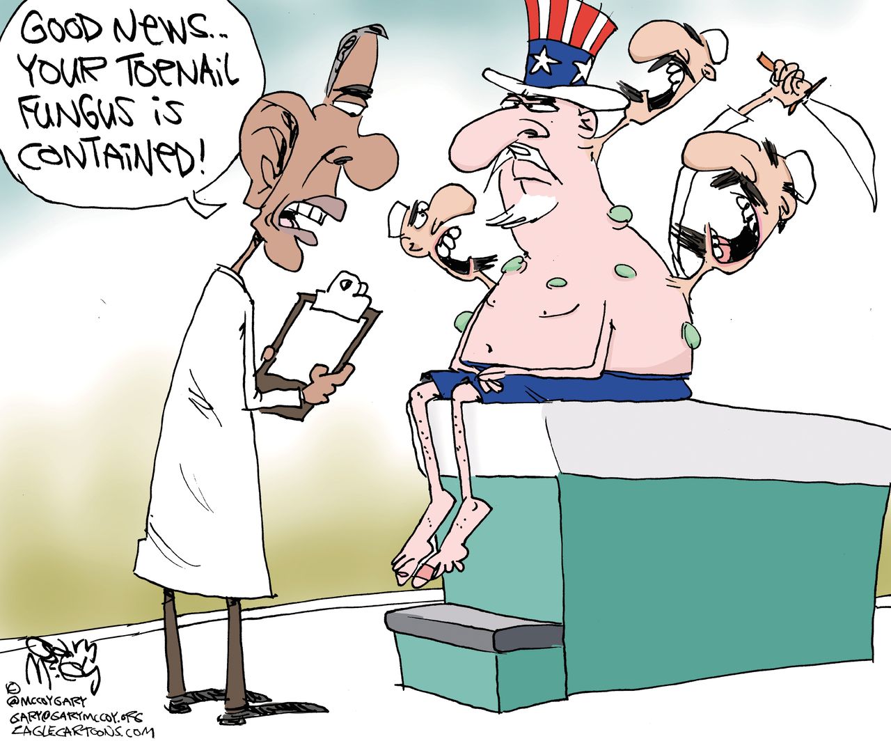 Obama cartoon U.S. Terrorism