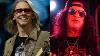 Myles Kennedy and Slash onstage in 2025
