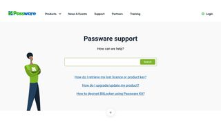 Passware Kit's online support database