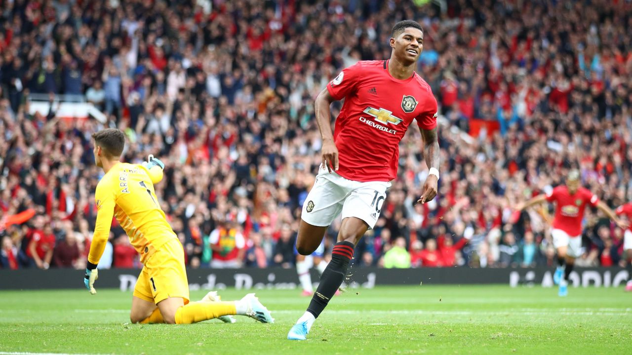 Marcus Rashford Man Utd vs Chelsea