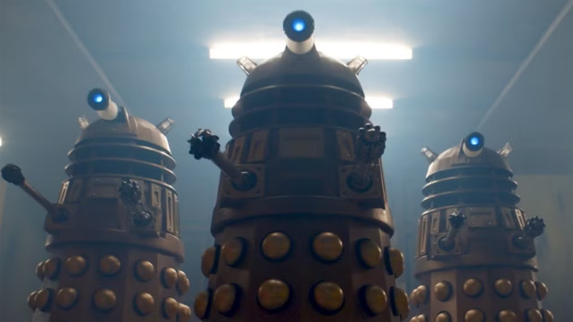 A trio of Daleks in Doctor Who