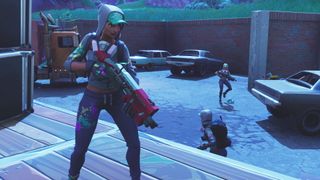 Fortnite Season 4 All The Battle Pass Skins Emotes Harvesting - 