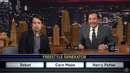 Lin-Manuel Miranda has to freestyle about these words