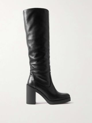 Bethenny Leather Knee Boots