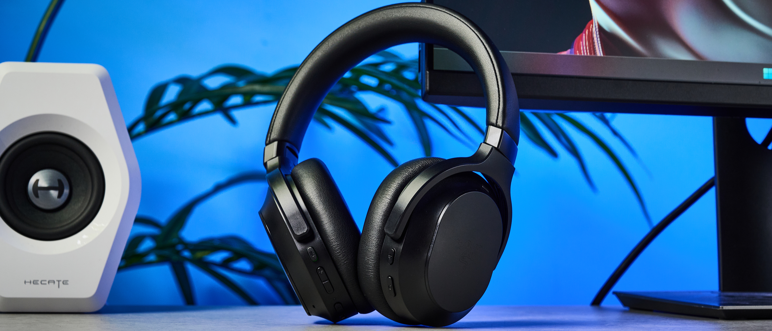 A black Razer Barracuda V2 Pro gaming headset