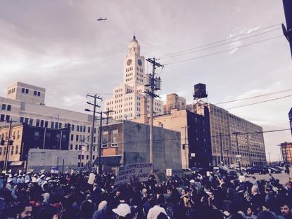 Philadelphia protest.