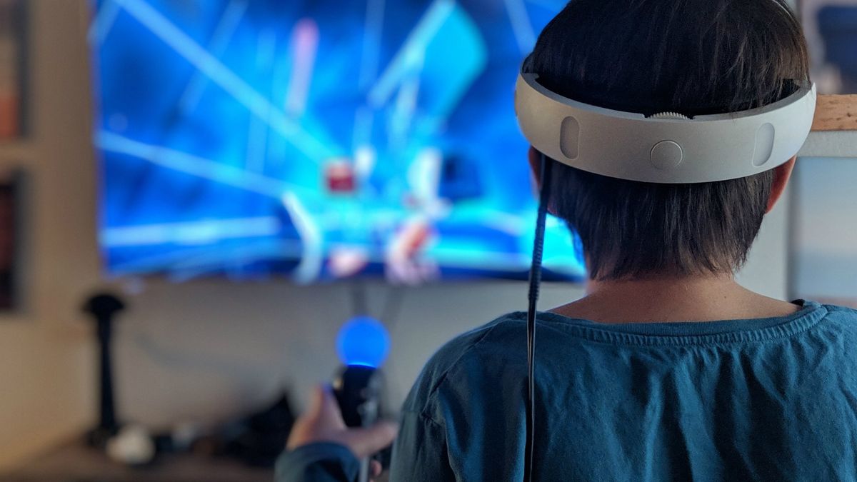 Beat Saber on PlayStation VR