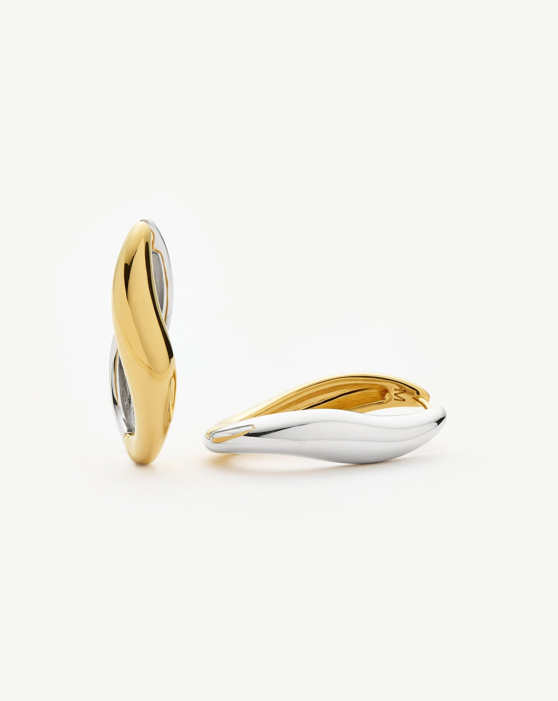 Savi Signature Medium Hoop Earrings | Mix Metal - Mixed Metal