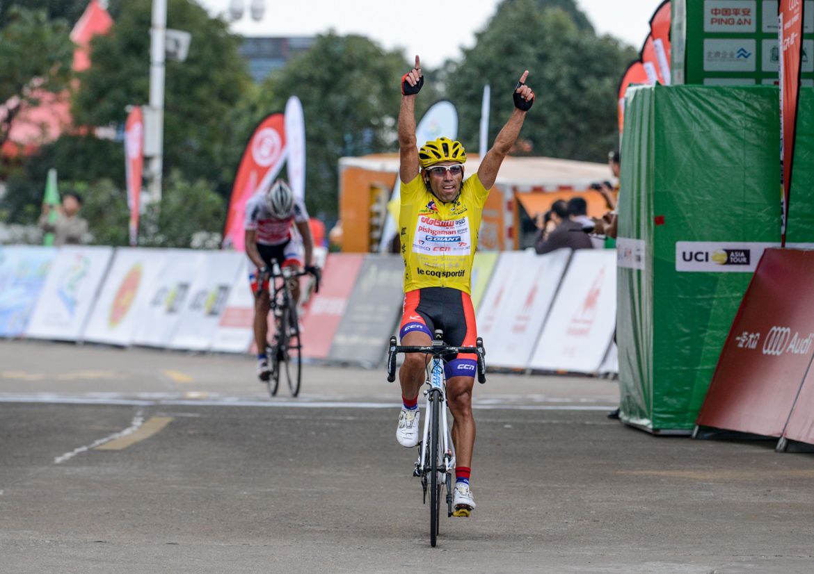 Rahim Emami (Pishgaman Giant Team) put more time into his rivals on the queen stage