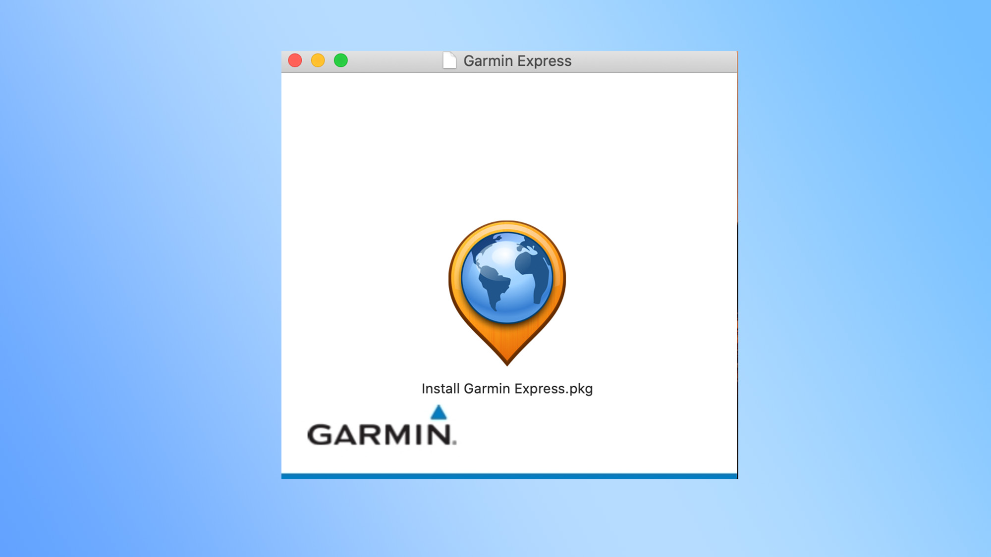 Garmin Express app