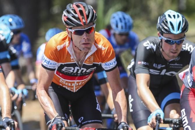 Cadel Evans had some testing moments but stays in the overall lead