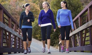 Walking workout 3 women