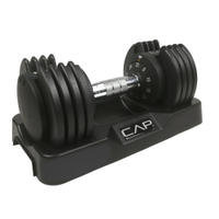 CAP Barbell 25lb Adjustable Dumbbell: was $112, now $48 at Walmart
