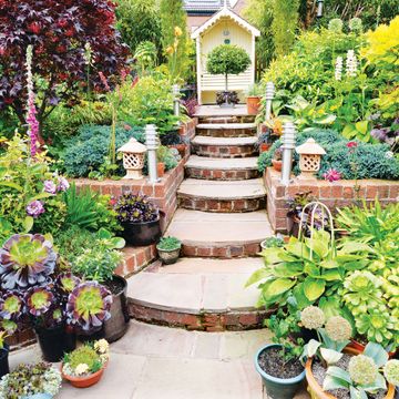 Sloping garden ideas to make more of your outdoor space | Ideal Home