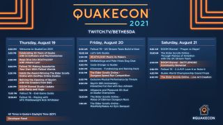 QuakeCon 2021 schedule