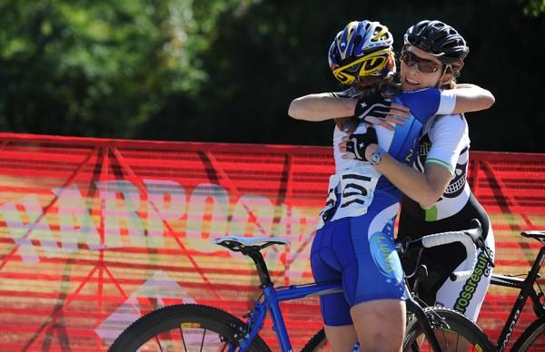 Congratulations at the finish line