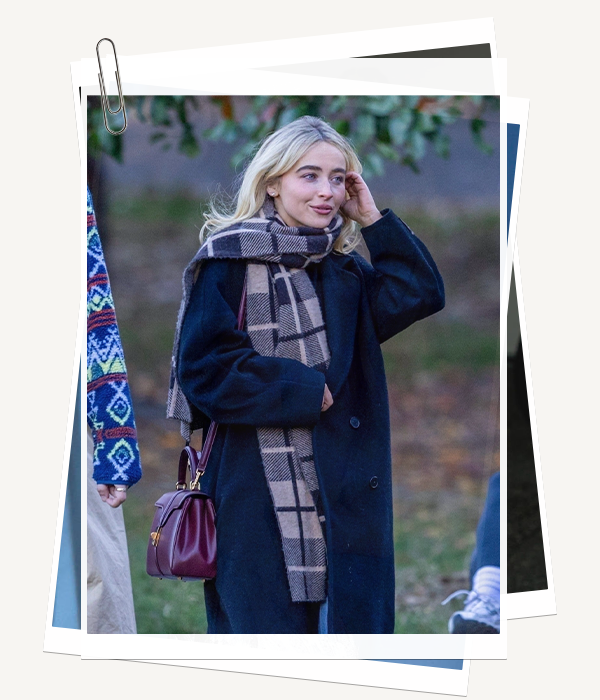 Sabrina Carpenter everygirl coat newsletter