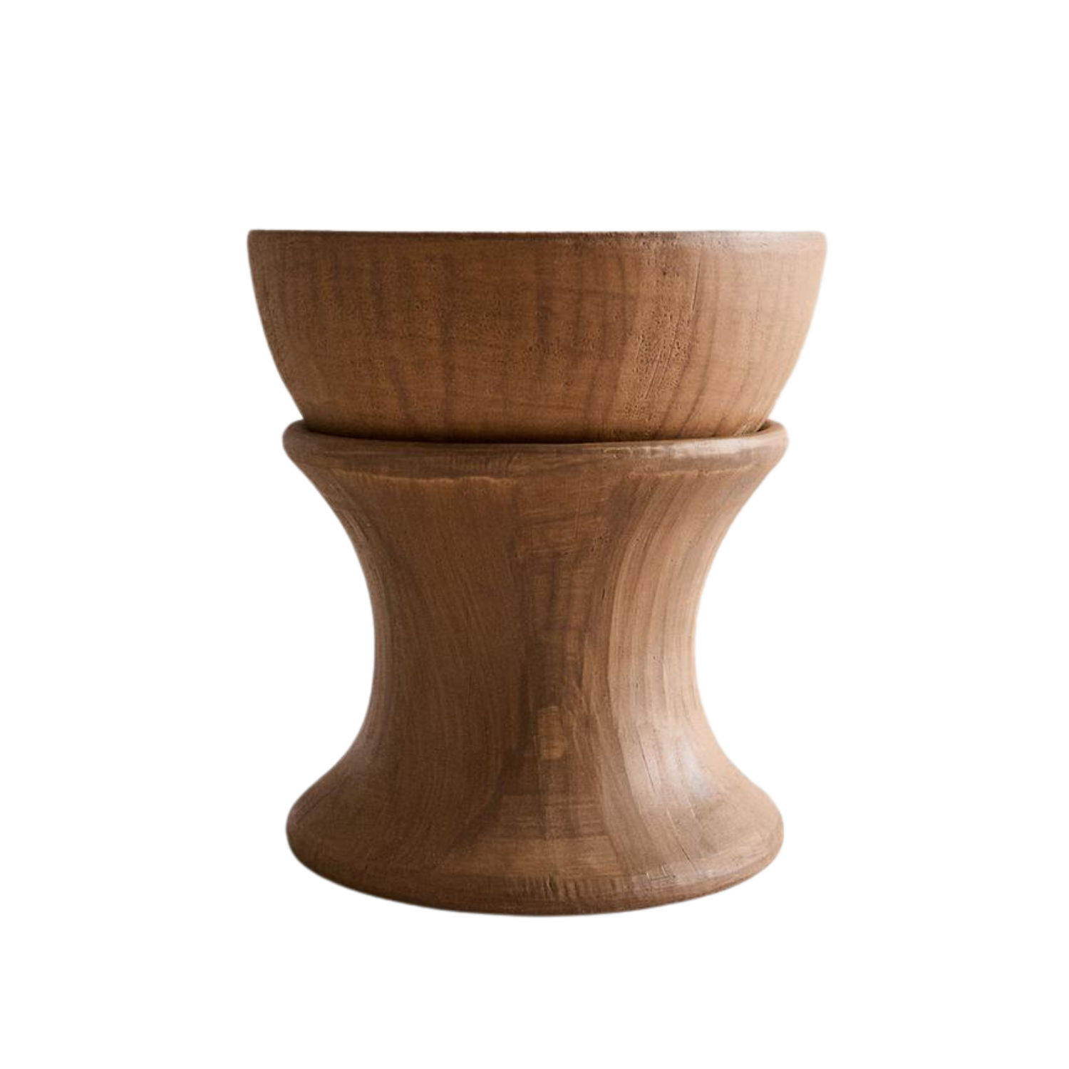 An elevated terracotta planter from Zara Home