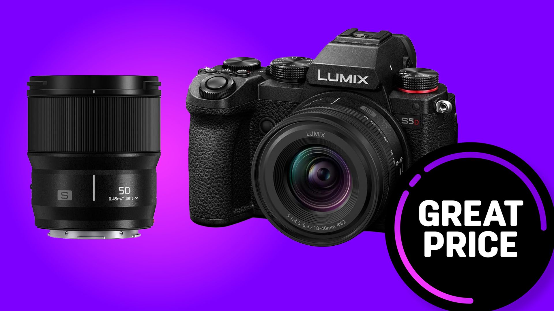 Panasonic Lumix S5D twin-lens kit slashed to £899 in the Prime
