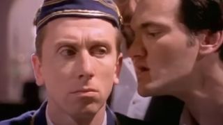 Tim Roth and Quentin Tarantino in Four Rooms