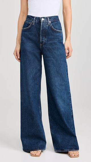 Agolde Dame Jeans High Rise Wide Leg