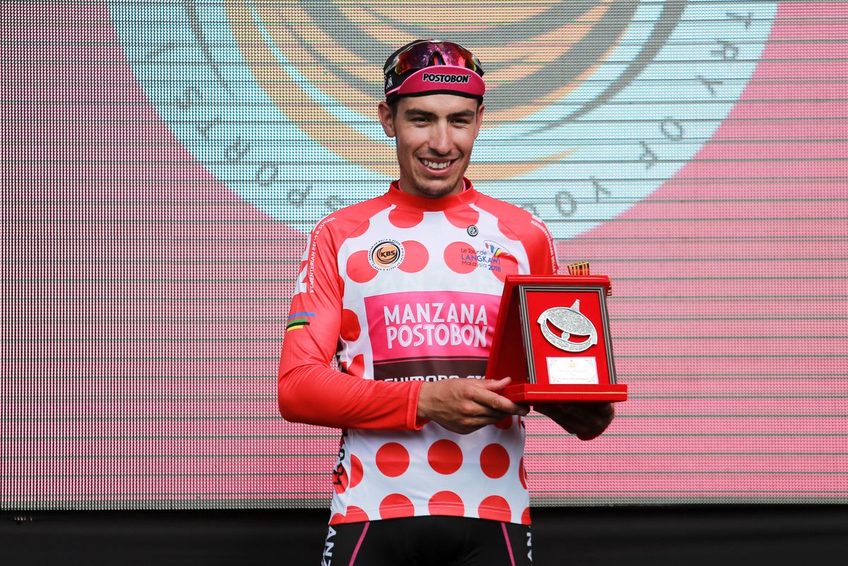 Bernardo Albeiro Suaza Arango (Manzana Postobon) leads the KOM classification