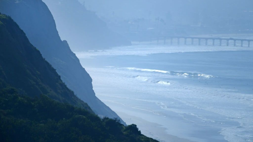 Black&amp;#039;s Beach in San Diego.