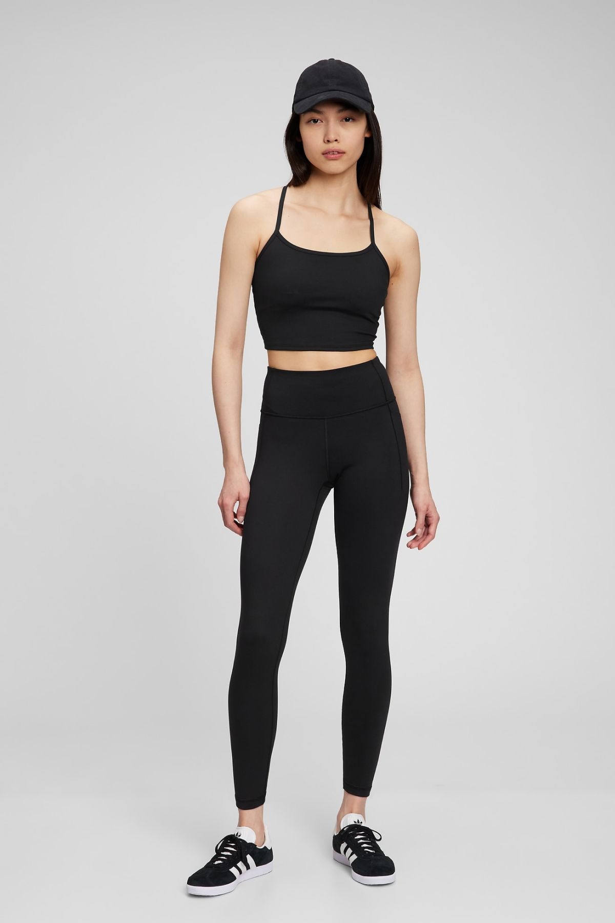 Gap GapFit High Rise Recycled Power Full Length Leggings in black