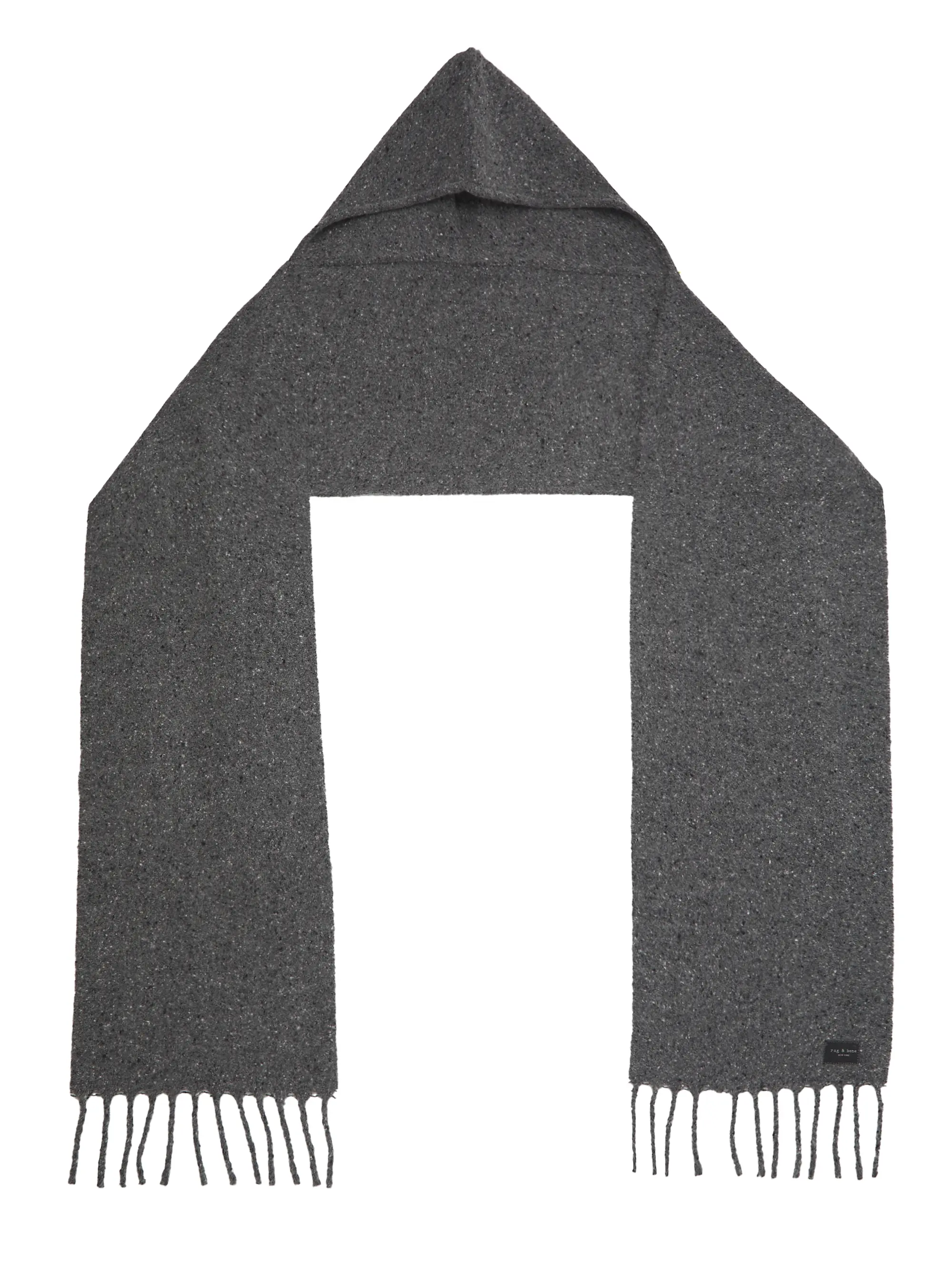Amy Wool-Nylon Hooded Scarf