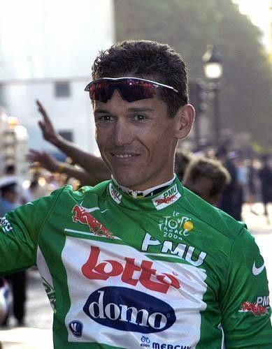 On the podium in 2004