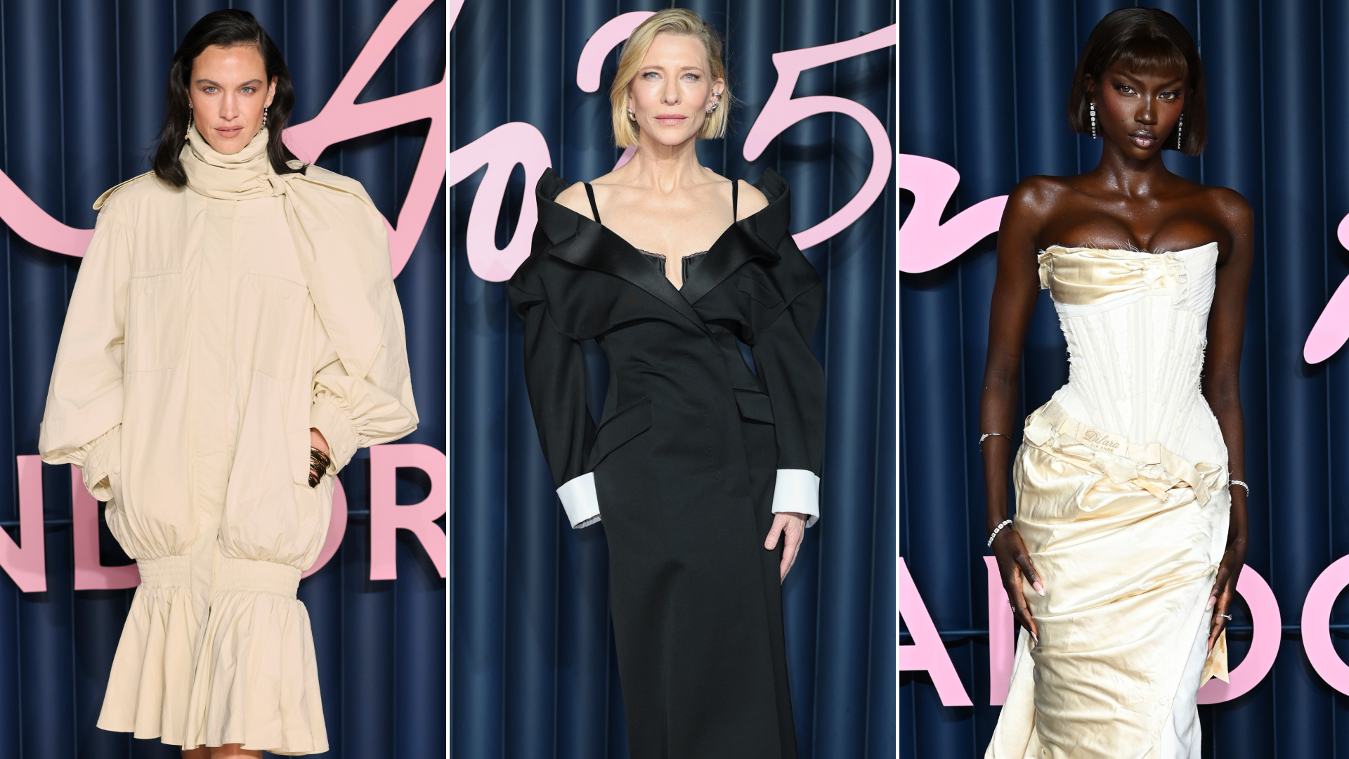 celebrities at the 2025 Fashion Awards in London