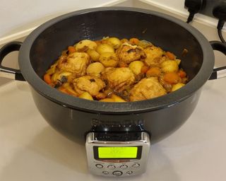 Chicken casserole in Green Pan Omni Cooker