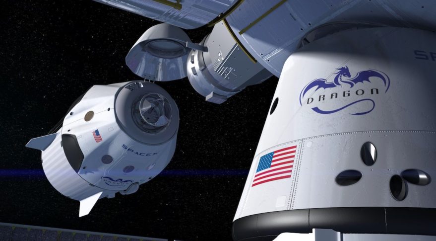 SpaceX Crew Dragon illustration