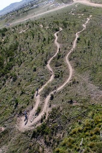 The snaking single tracks of Mount Stromlo