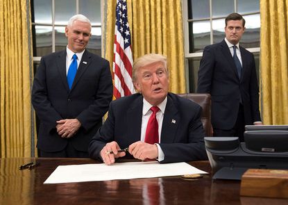 President Trump signs executive order targeting ObamaCare