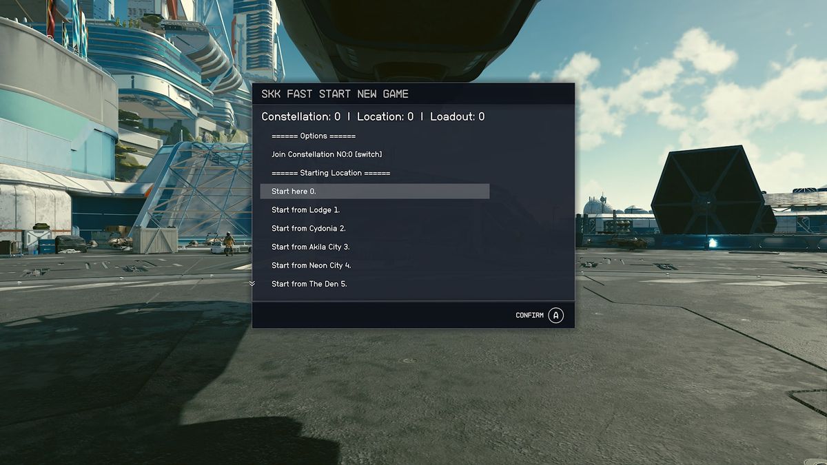 Screenshot of Starfield mods