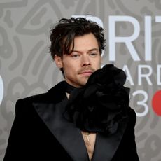 Harry Styles attends The BRIT Awards 2023 at The O2 Arena on February 11, 2023 in London, England