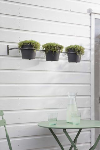front porch with planter ideas vertical gardening