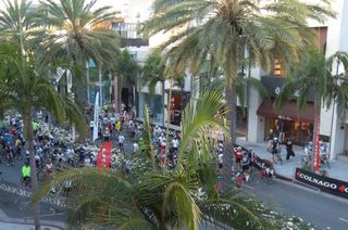 World famous Rodeo Drive was the start for the Los Angeles Gran Fondo