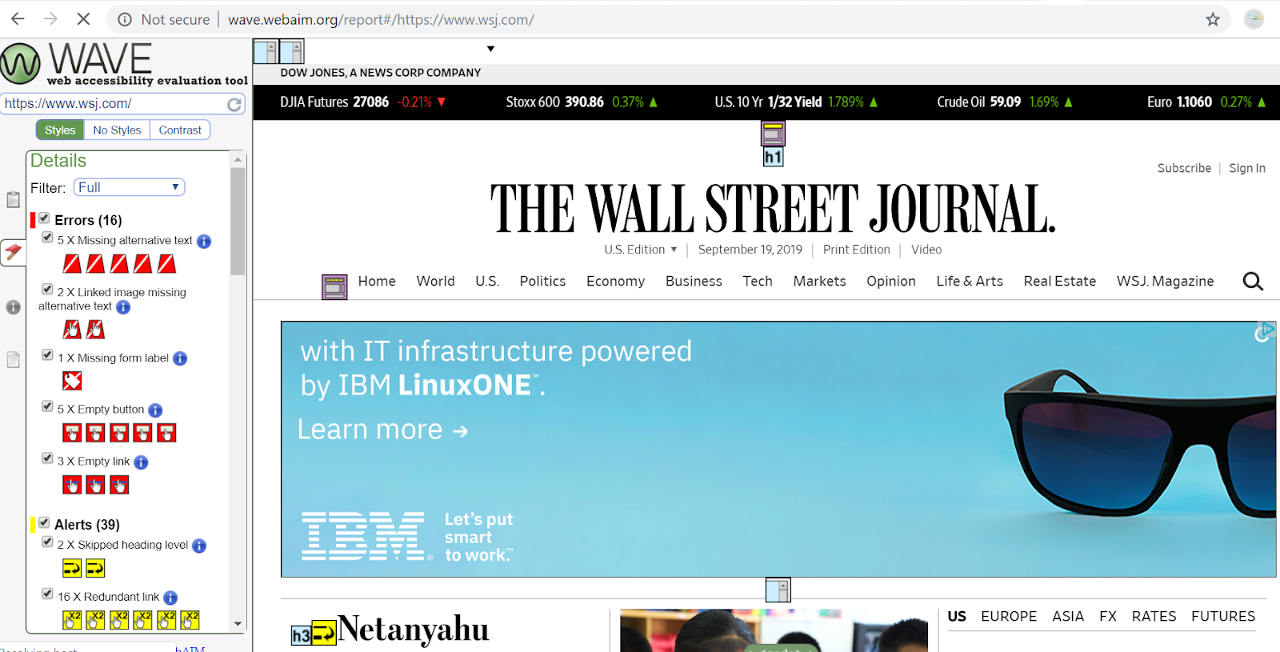 Wave screenshot: