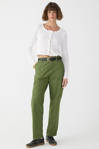 J.CREW Relaxed-fit tapered cargo pant