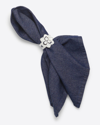 Magnolia Napkin Ring Set of Four for $45, at Draper James